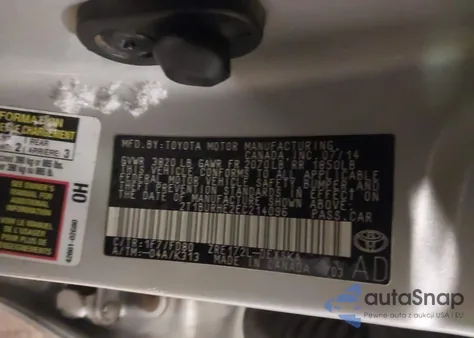 2014 Toyota Corolla S Plus из США, поврежденный, VIN 2T1BURHE2EC214096